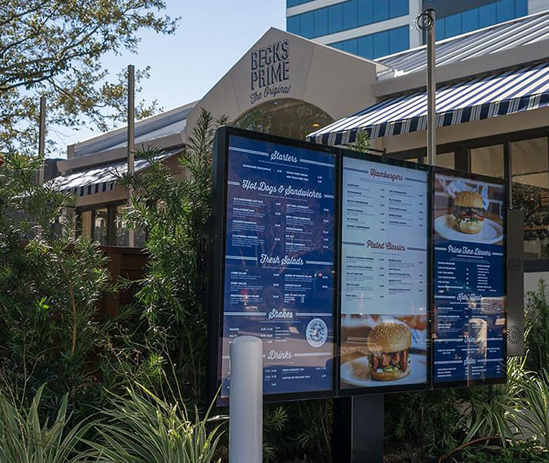 Becks Prime Continues Tradition of Quality Service with New Drive-Thru Digital Menu Boards